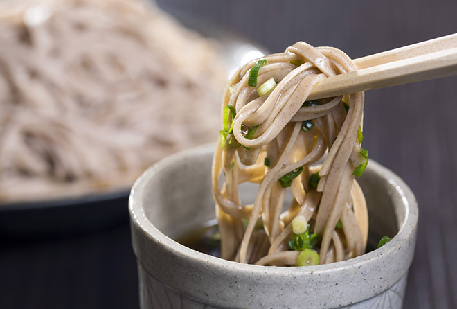 今日のランチでお試し! 高血圧が気になったらうどんより蕎麦!